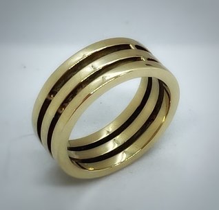 14 karaat geelgouden ring