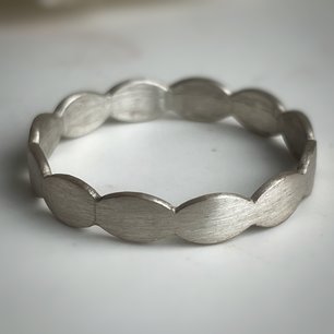 zilveren golfjesring