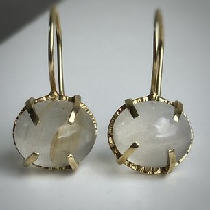 oorbellen met citrien