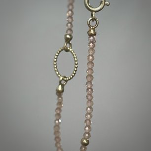 armband champagne zirkoon