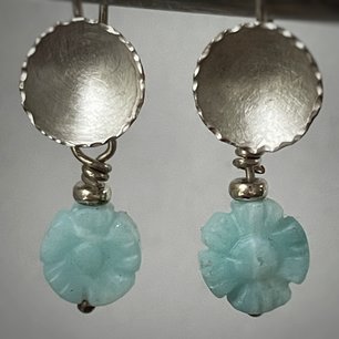 Oorhangers met amazoniet