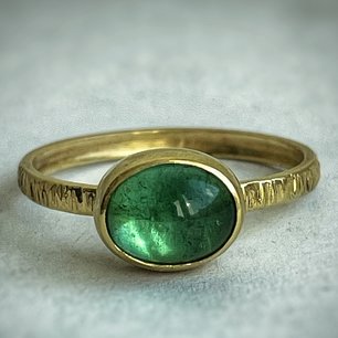 gouden ring toermalijn