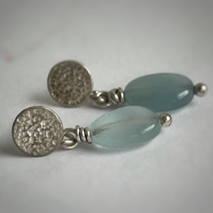 oorbellen aquamarijn