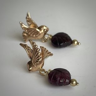 Oorbellen met toermalijn