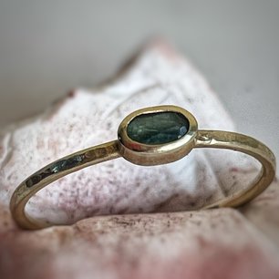 Ring groene toermalijn